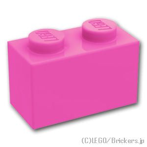 LEGO® パーツ 6388026 ブロック 1 x 2 - 1面スタッド：[Dark Pink / ダークピンク] 11211-221 