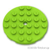 ラウンド プレート 6 x 6：[Lime / ライム]
