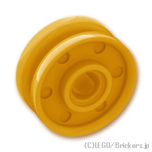 LEGO® パーツ 6435037 ホイール 18 x 8 インナーリング：[Pearl Gold / パールゴールド] 13971-297 