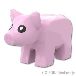 LEGO® レゴ パーツ 6319751 子豚：[Bright Pink / ブライトピンク] 1410pb01-222 