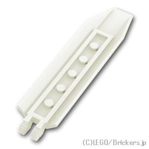 LEGO® パーツ 6037550/6296953/6328241 ヒンジ プレート 1 x 8 - フラップ：[White / ホワイト] 14137-001 