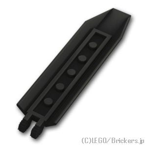 LEGO® パーツ 6040336/6266348 ヒンジ プレート 1 x 8 - フラップ：[Black / ブラック] 14137-026 