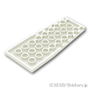 LEGO® パーツ 6040362 ウェッジプレート 4 x 9 - スタッドノッチ：[White / ホワイト] 14181-001 