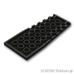 LEGO® パーツ 6048849/6290979 ウェッジプレート 4 x 9 - スタッドノッチ：[Black / ブラック] 14181-026 