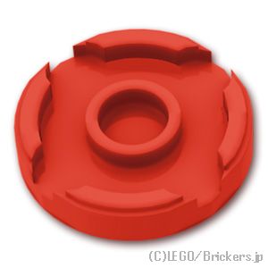LEGO® パーツ 6066342 ラウンド タイル 2 x 2 - スタッドホルダー：[Red / レッド] 14769-021 