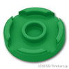 ラウンド タイル 2 x 2 - スタッドホルダー：[Green / グリーン]