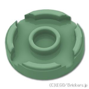 LEGO® パーツ 6468072 ラウンド タイル 2 x 2 - スタッドホルダー：[Sand Green / サンドグリーン] 14769-151 