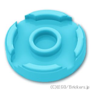 LEGO® パーツ 6145255 ラウンド タイル 2 x 2 - スタッドホルダー：[Md,Azure / ミディアムアズール] 14769-156 