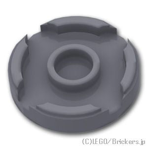 LEGO® パーツ 6056296 ラウンド タイル 2 x 2 - スタッドホルダー：[Dark Bluish Gray / ダークグレー] 14769-199 