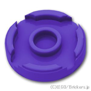 LEGO® パーツ 6097501 ラウンド タイル 2 x 2 - スタッドホルダー：[Dark Purple / ダークパープル] 14769-268 