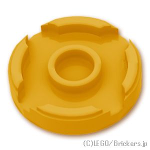 LEGO® パーツ 6066345 ラウンド タイル 2 x 2 - スタッドホルダー：[Pearl Gold / パールゴールド] 14769-297 