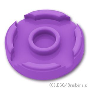 LEGO® パーツ 6062386 ラウンド タイル 2 x 2 - スタッドホルダー：[Md,Lavender / ミディアムラベンダー] 14769-324 
