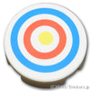 ラウンド タイル 2 x 2 - アーチェリーターゲット：[White / ホワイト]