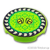 ラウンド タイル 2 x 2 - ハリーポッター 噛みつきフリスビー：[Lime / ライム]