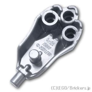 LEGO® パーツ 6070084 動物の足 バー＆スタッド：[Flat Silver / フラットシルバー] 15090-179 