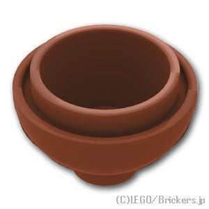 LEGO® パーツ 6365627 ラウンド ブロック 2 x 2 - ドームボトム：[Reddish Brown / ブラウン] 15395-192 