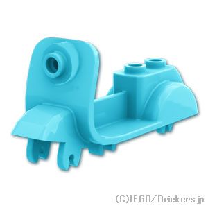 LEGO® パーツ 6253483/6298537/6427250 スクーターバイク - ボディ：[Md,Azure / ミディアムアズール] 15396-156 