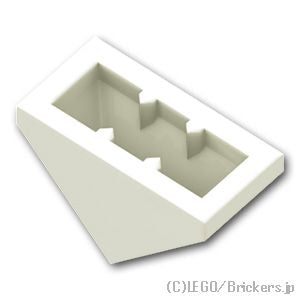 LEGO® パーツ 6097801 3面スロープ 45° - 1 x 2：[White / ホワイト] 15571-001 
