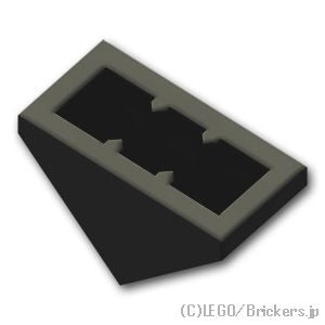 LEGO® パーツ 6051508 3面スロープ 45° - 1 x 2：[Black / ブラック] 15571-026 