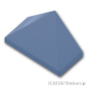 LEGO® パーツ 6392959 3面スロープ 45° - 1 x 2：[Sand Blue / サンドブルー] 15571-135