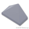 3面スロープ 45° - 1 x 2：[Light Bluish Gray / グレー]