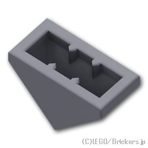 LEGO® パーツ 6076203 3面スロープ 45° - 1 x 2：[Dark Bluish Gray / ダークグレー] 15571-199 