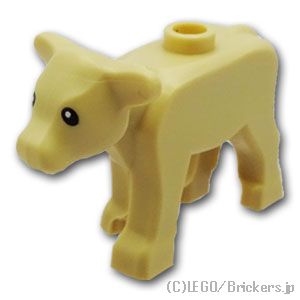 LEGO® レゴ パーツ 6319749 子牛：[Tan / タン] 1568pb01-005 