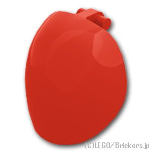 LEGO® パーツ 6391203/6510978 ラージフィギュア アーマー - バーハンドル：[Red / レッド] 1686-021