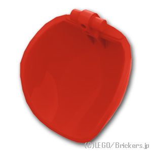 LEGO® パーツ 6391203/6510978 ラージフィギュア アーマー - バーハンドル：[Red / レッド] 1686-021 