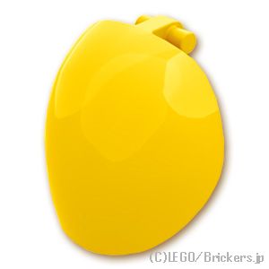 LEGO® パーツ 6420923 ラージフィギュア アーマー - バーハンドル：[Yellow / イエロー] 1686-024