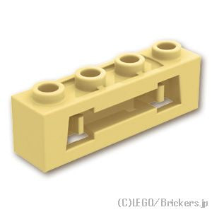 LEGO® パーツ 6388195 ラウンドタイル シューター 1 x 4：[Tan / タン] 16968-005