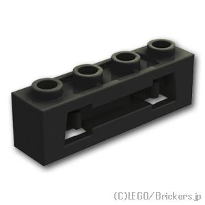 LEGO® パーツ 6133717/6356162 ラウンドタイル シューター 1 x 4：[Black / ブラック] 16968-026