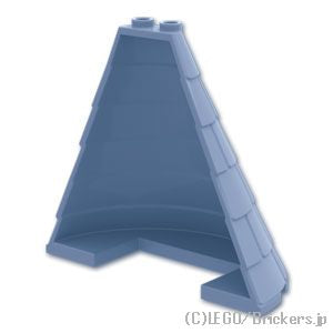 ハーフコーン タワールーフ 4 x 8 x 6 - 屋根瓦：[Sand Blue / サンドブルー]