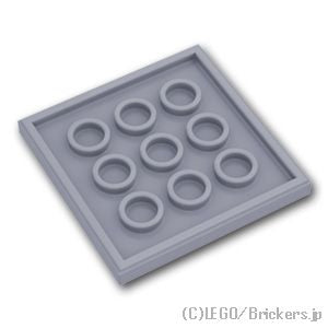 LEGO® パーツ 6402193 タイル 4 x 4：[Light Bluish Gray / グレー] 1751-194 