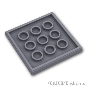 LEGO® パーツ 6429074 タイル 4 x 4：[Dark Bluish Gray / ダークグレー] 1751-199 