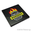 タイル 4 x 4 - BURGERSの看板：[Black / ブラック]