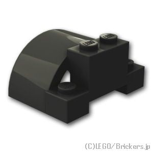 LEGO® パーツ 6396403 カー マッドガード 4 x 3 x 1 2/3 ワイド シリンダー：[Black / ブラック] 1846-026 