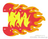 プラスチックシート - 炎パターン#60339：[]