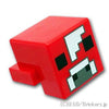 ピクセルのムーシュルームの顔 - マインクラフト：[Red / レッド]