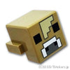 ピクセルのムーシュルームの顔 - マインクラフト：[Dark Tan / ダークタン]