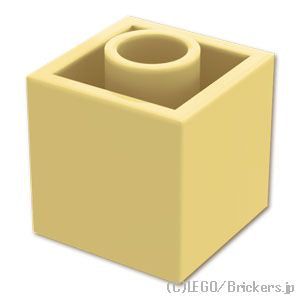 LEGO® パーツ 6265236 ミニフィグ プレーンヘッド - キューブ：[Tan / タン] 19729-005 