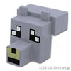 ピクセルの狼 - マインクラフト：[Light Bluish Gray / グレー]