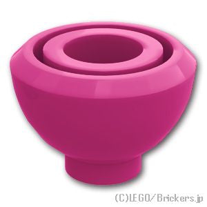 LEGO® パーツ 6442189 ブロック ラウンド 1 1/2 x 1 1/2 x 2/3 ドームトップ：[Magenta / マゼンタ] 20952-124 