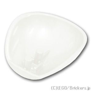 LEGO® パーツ 6124172/6390377 ラージフィギュア ラウンドアーマー：[White / ホワイト] 21560-001 