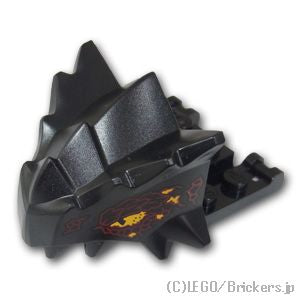 LEGO® パーツ 6421047 ドラゴンヘッド (ニンジャゴー)：[Black / ブラック] 2169pb01-026