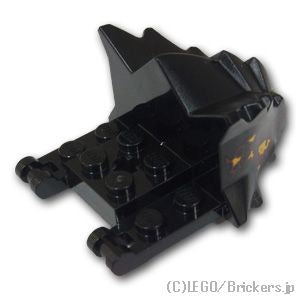 LEGO® パーツ 6421047 ドラゴンヘッド (ニンジャゴー)：[Black / ブラック] 2169pb01-026 