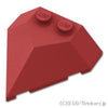 ウェッジ 4 x 4 - ポインテッド：[Dark Red / ダークレッド]