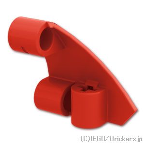 LEGO® パーツ 6534283 テクニック パネル カーブ #10 - 3 x 3 テーパー 右：[Red / レッド] 2403-021 