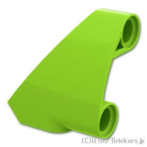 LEGO® パーツ 6454584/6510089 テクニック パネル カーブ #10 - 3 x 3 テーパー 右：[Lime / ライム] 2403-119 