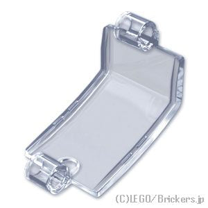 LEGO® パーツ 6133686/6329052 テクニック カーブ パネル 3 x 5 x 3：[Tr,Clear / トランスクリアー] 24116-040 